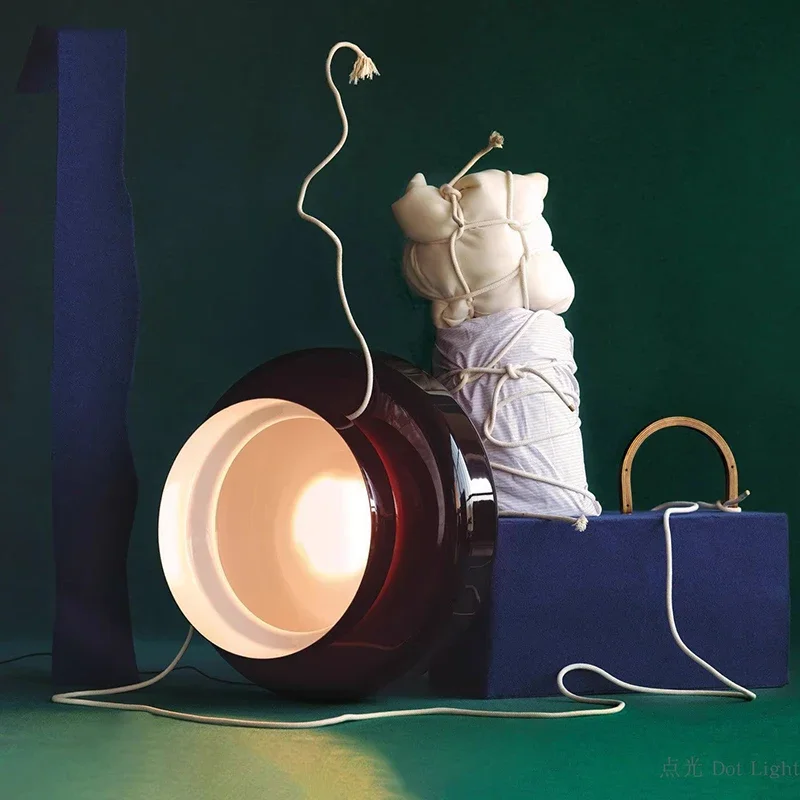 Lámpara colgante de restaurante bohemio Marset español, arte creativo de diseño, lámpara de ambiente de barra de cristal colorida