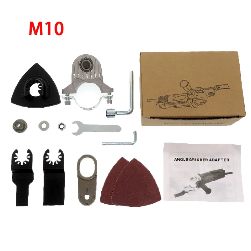 M10/M14 for Modification Models Woodworking Polishing Oscillating Tool Thread Angle Grinder Conversion Universal Head Adapter