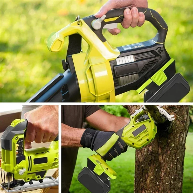 ABJN-Power Tool Li - Adattatore batteria Ryobi Convertitore batteria al litio Adattatore batteria al litio Convertitore batteria per utensile elettrico