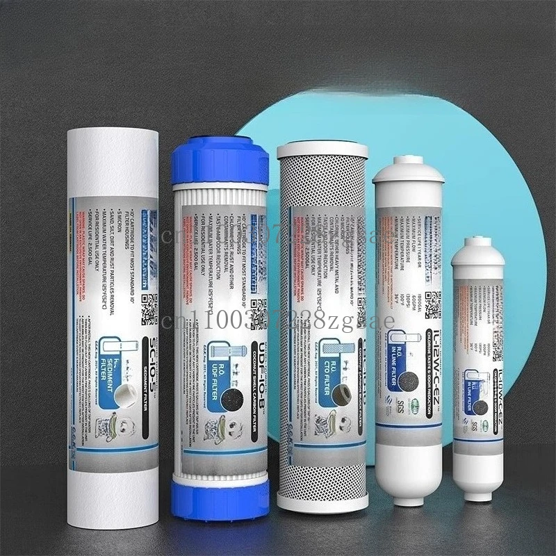 Water purifier filter element water purifier 10 inch PP cotton activated carbon granular carbon universal three-level