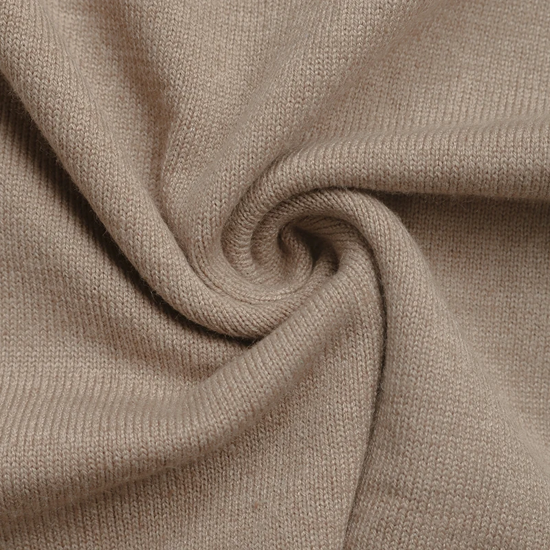 Women's Khaki Mock Neck Black Floral Pattern Sweater Dress Long Sleeve Autumn Winter Casual Loose Fit Daily Fashion Warm Outfit