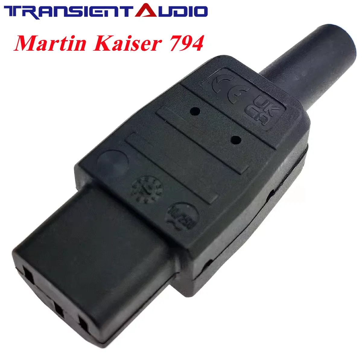 Martin Kaiser 794 Audiophile-Grade IEC Power Connector - Neutral Sound Signature for Hi-Fi Systems & Amplifiers