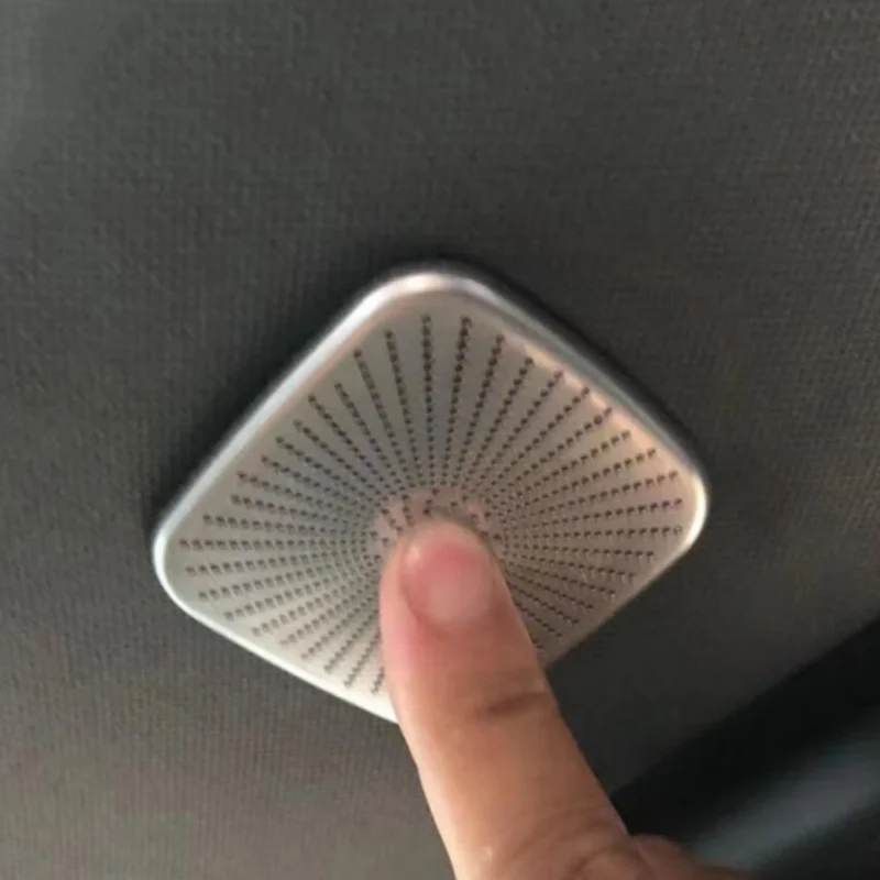 

Silver / Black Roof Speakers Horn Cover Trim For Toyota Sienna 2021 - 2023 Modified Accessory