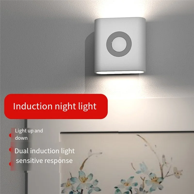 

Y42A-Human Body Sensor Light, Light Turns Off When You Leave Bedroom Bedside Light Cabinet Sleep Night Light