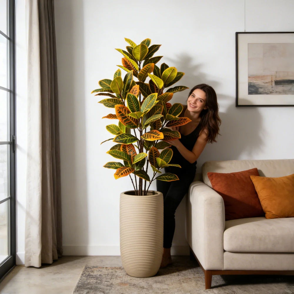 58-115cm Artificial Ficus Tree - Ficus Lyrata Tree recension och pris
