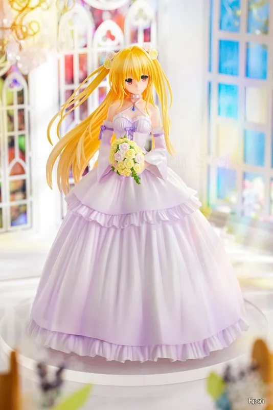 【Originale】KADOKAWA CAworks To Love-Ru Darkness Golden Darkness Abito da sposa Figure in scala 1/7 Modelli da collezione Giocattoli anime