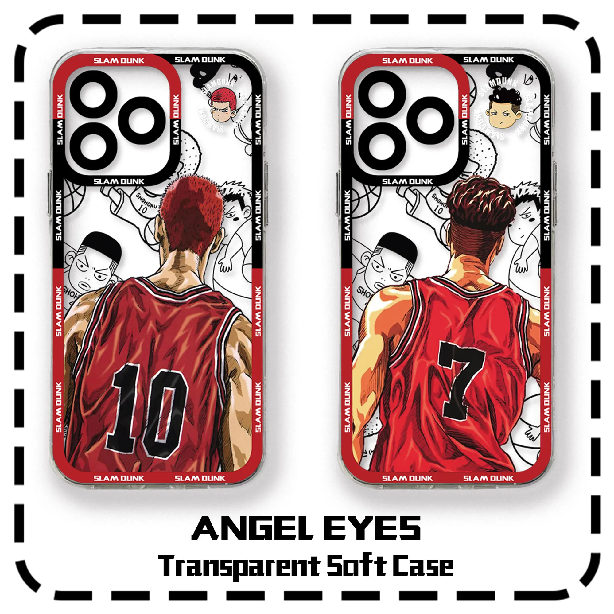 Custodia per telefono Hotblood Anime SLAM DUNK per Samsung S24 S23 S22 S21 S20 S10 FE Note20 Note10 Plus Ultra Lite 5G Cover morbida in TPU