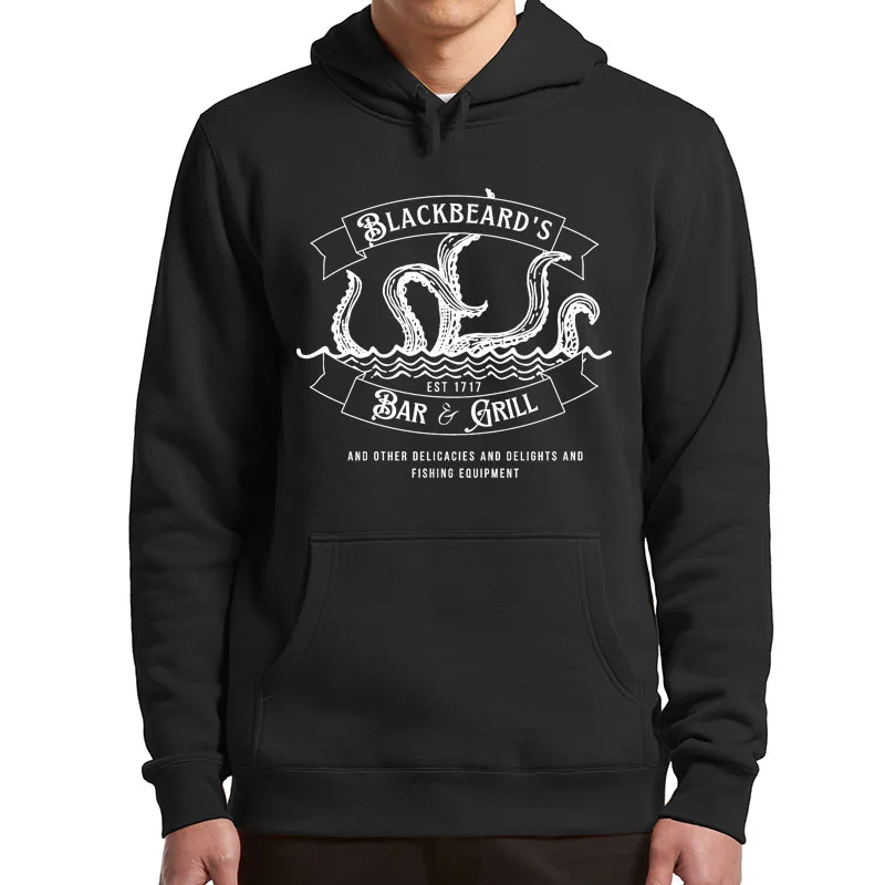 Blackbeard's Bar And Grill Classic Hoodies Our Flag Means Death Romantic Comedy TV Series Sweatshirts For Men Women