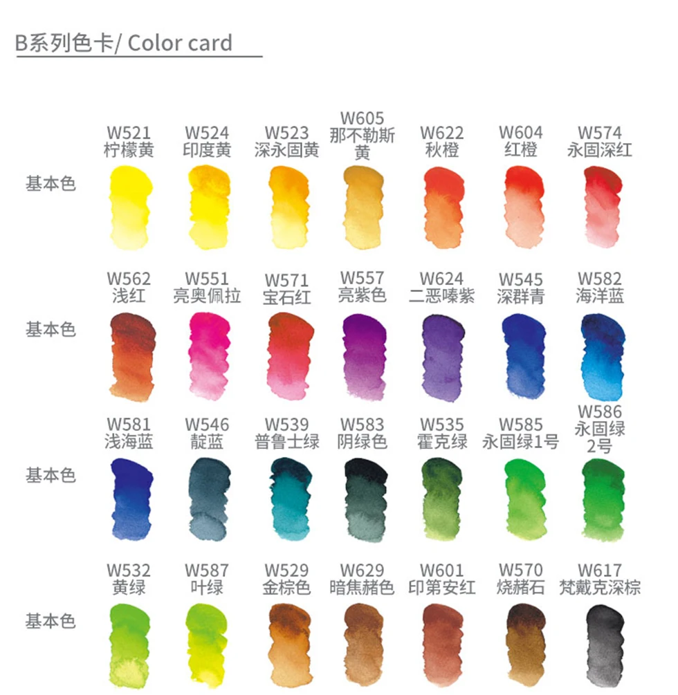 Korea Mijello Mission Gold Class 15 ml Tube-Aquarellfarbe, Serie A/B, ultralebendige, reine Aquarela-Pigmente für Künstler – Detail 6