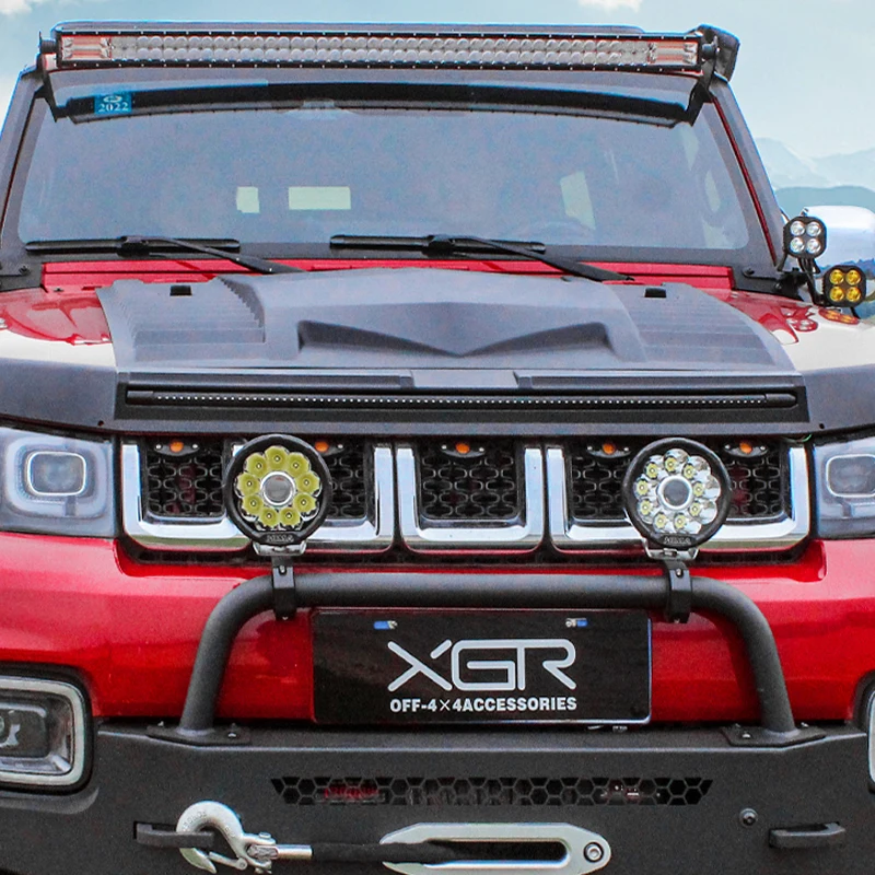 ل Baic BJ40 PLUS Ickx K2 2021-2023 غطاء رأس الديكور ملصقات السيارات اكسسوارات للمركبات الملحقات الخارجية