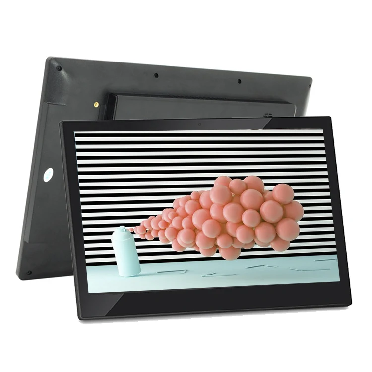 Portworld 24 pulgadas RK3576 4+32G Android 14 Panel de publicidad digital para PC todo en uno con POE