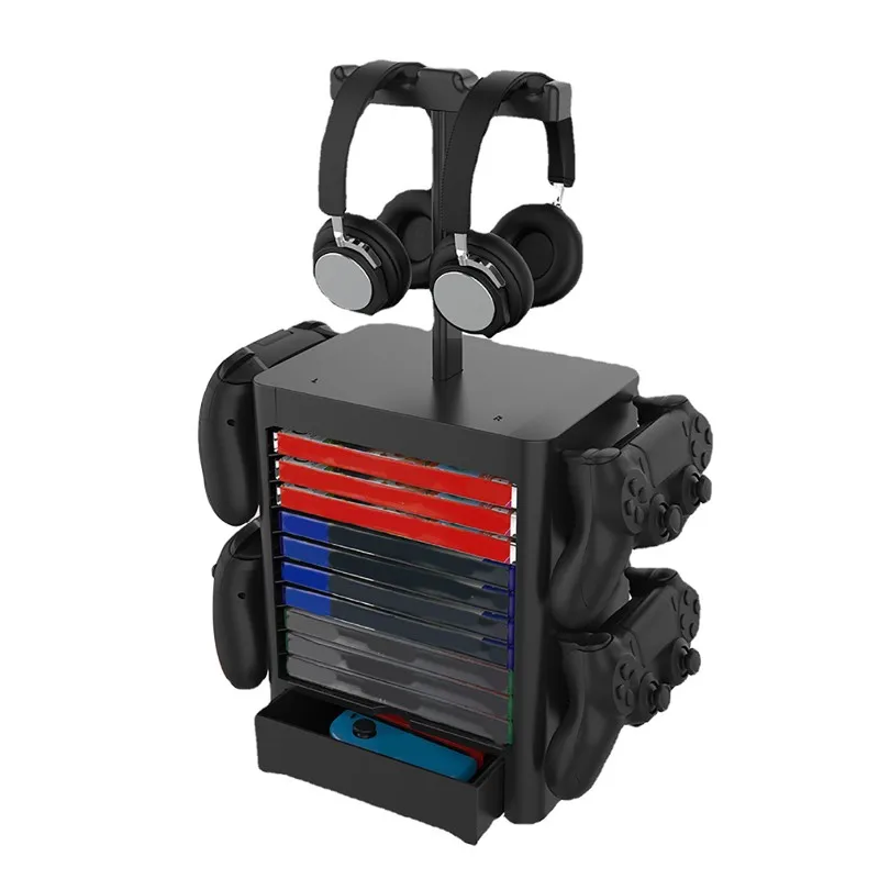 AAAF For PS5 For PS4 Series, One Compatible Gaming Accessory Stand Multi-Platform Support