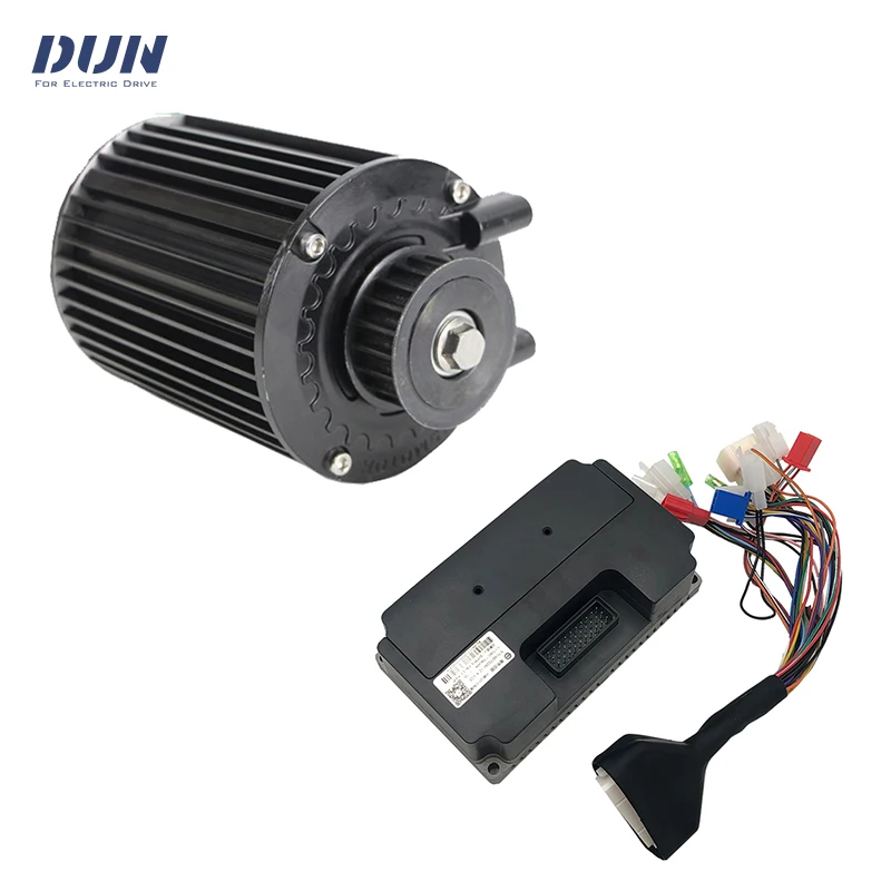 

QS90 1 кВт, 72 В, 55 кОм, 3500 об/мин, комплекты двигателей PMSM со средним приводом и контроллером синусоидальной волны Fardriver ND72260