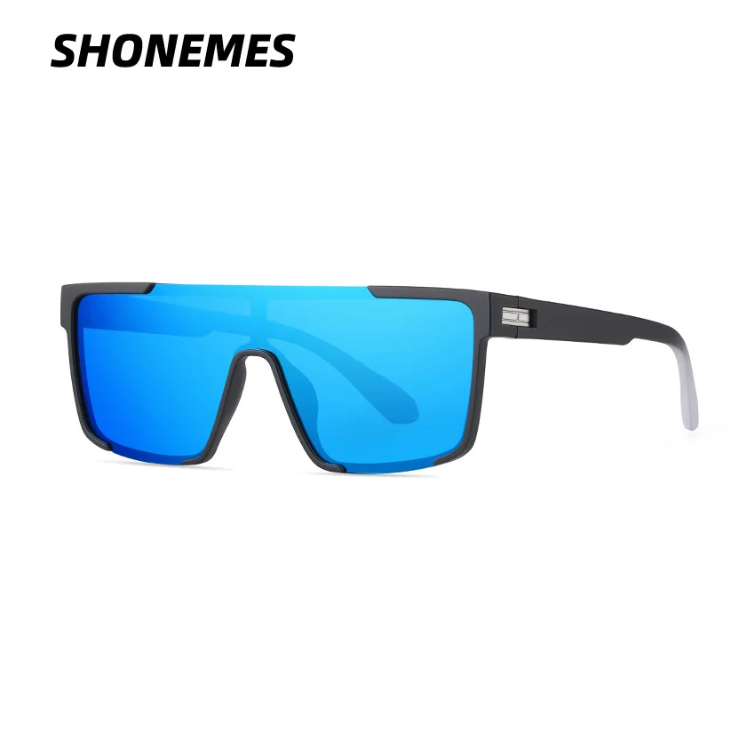 

SHONEMES Polarized Sunglasses TR90 Frame Fashion Men Women Oversized Mirror Shades Outdoor Driving UV400 Sun Glasses for Unisex