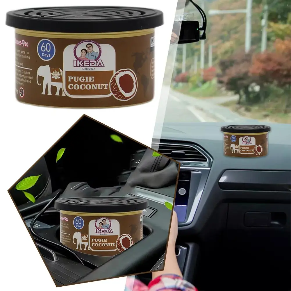 

Car Air Freshener: Scent | Organic Cans | Odor Eliminator Essential | Long-Lasting | Strong Fragrance | For Home Car T2A5