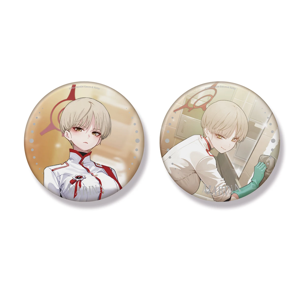 Presale Anime Game Blue Archive Character Memory Series Tinplate badge set Cosplay Collection Fans Gift