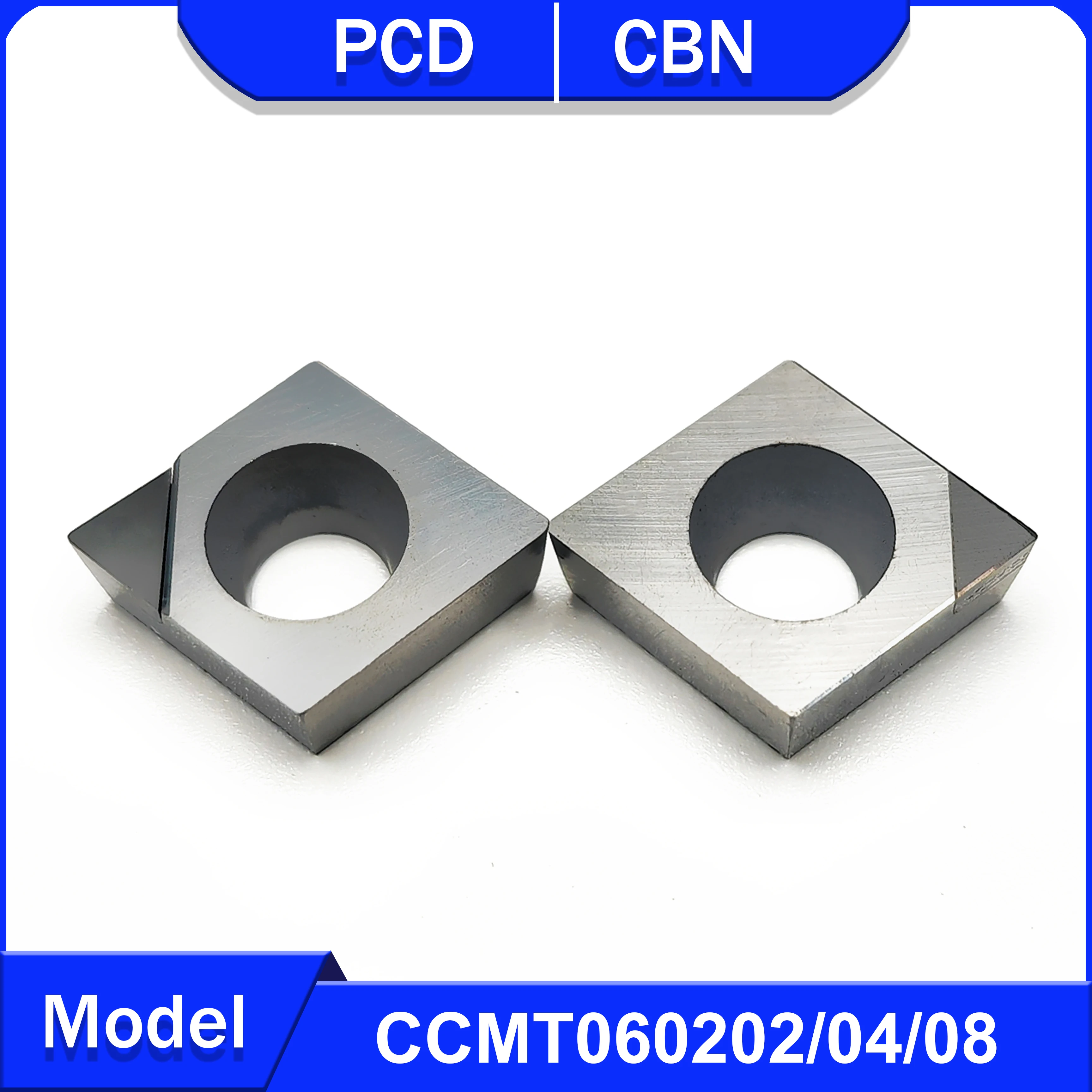 Narzędzie tokarskie PCD CCMT 060202   CCMT 060204   CCMT 060208   do narzędzi CBN do miedzi i aluminium do obróbki twardej stali i żeliwa CCMT