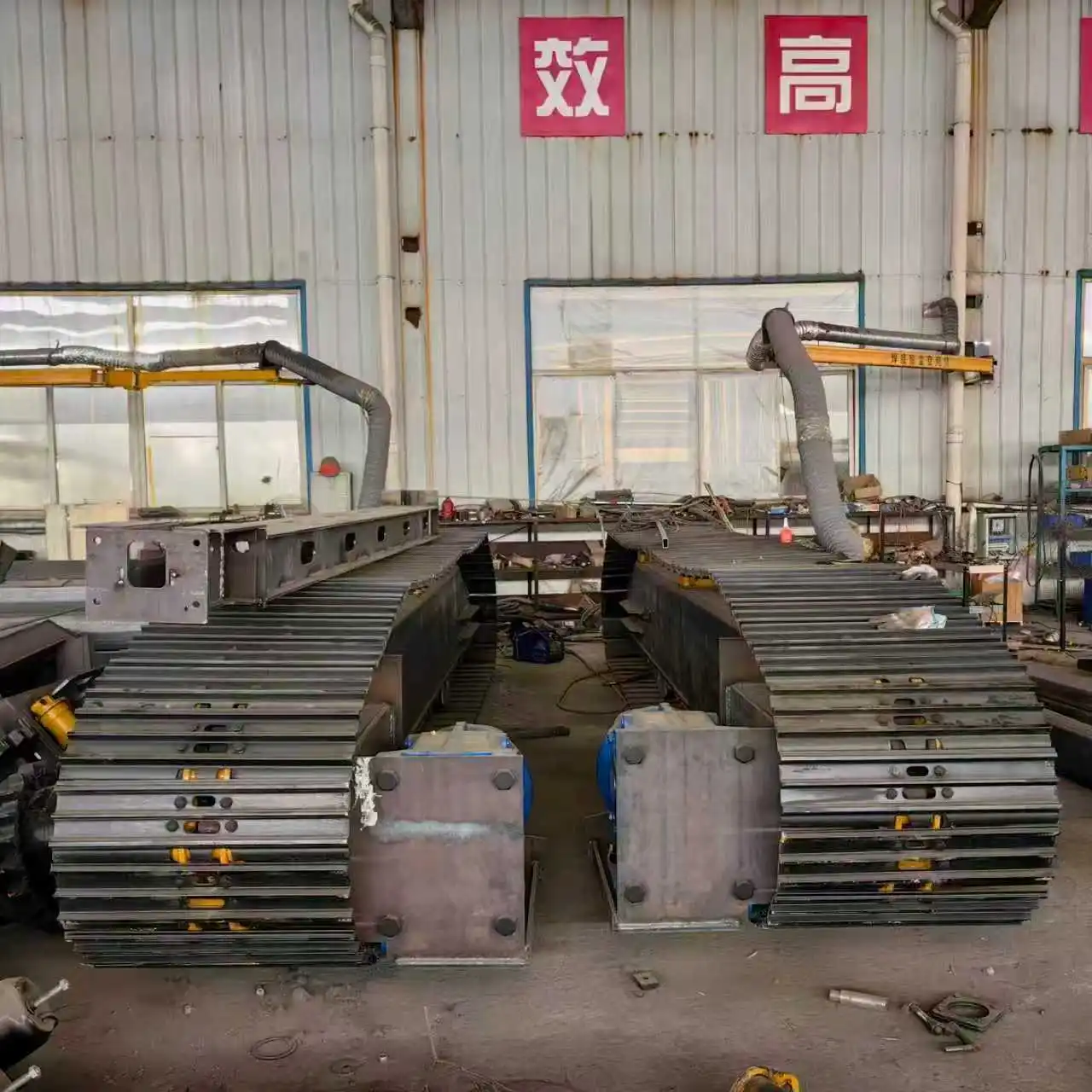 Custom Complete Steel Track Undercarriage Chassis Assembly, High Precision Replacement Parts for Mini Excavator Machinery view 5