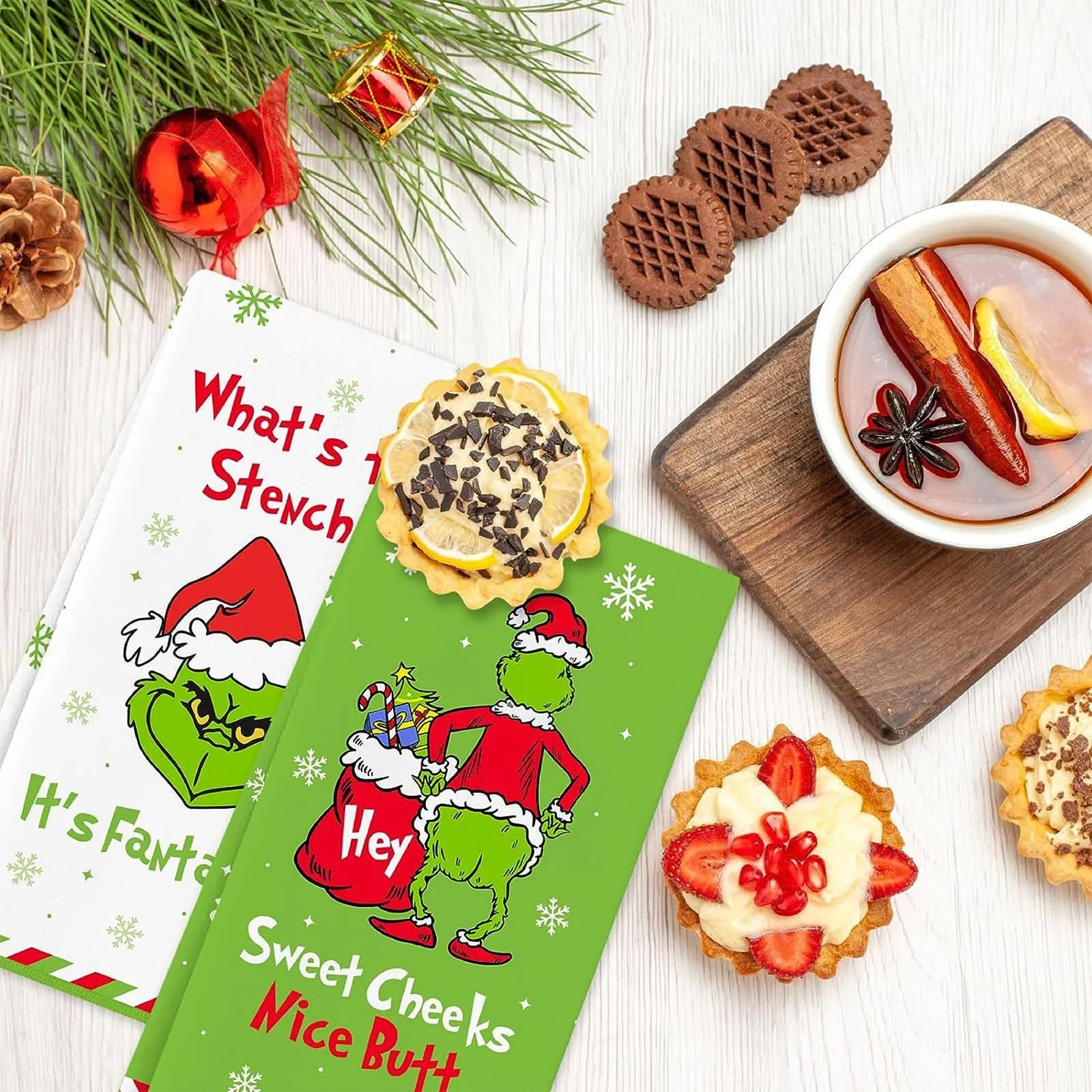 2 قطعة منشفة طبق القماش منشفة اليد قماش الأطباق منشفة طبق فرك المطبخ ماصة منشفة طبق القماش #5