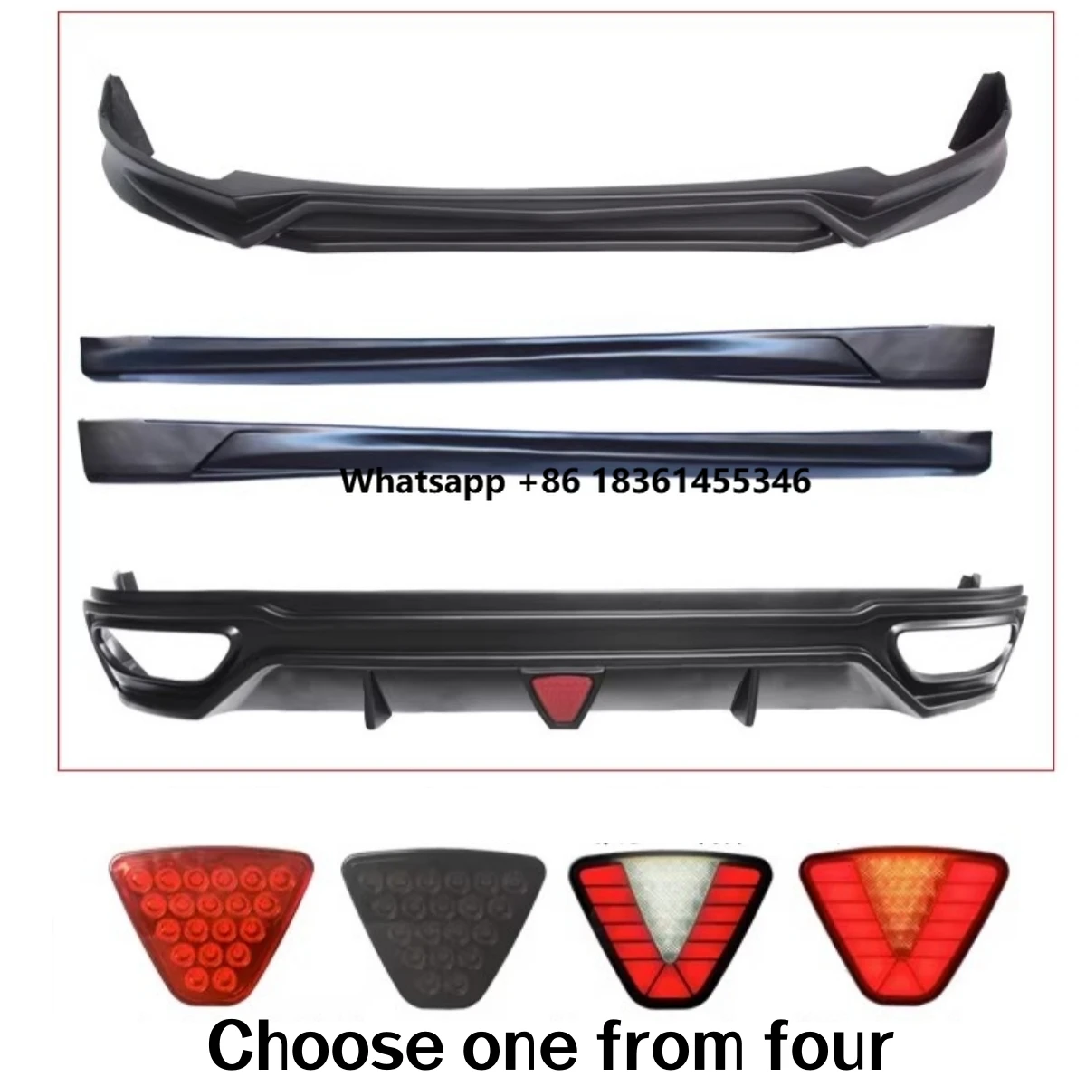 

Car Body Kit for Mondeo 2019-2021 Modified New Style Unpainted Painted Front Shovel Rear Lip Side Skirts