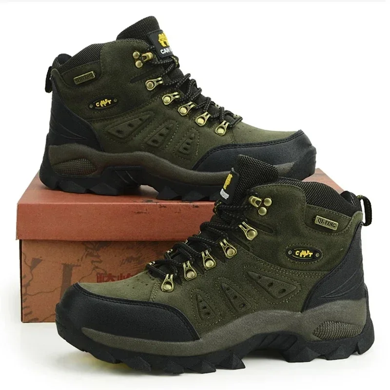 Outdoor Hiking Shoes Men Anti-slip Low-top Sports Shoes Men Comfortable Soft Breathable Wear-resistant Casual Men Shoes