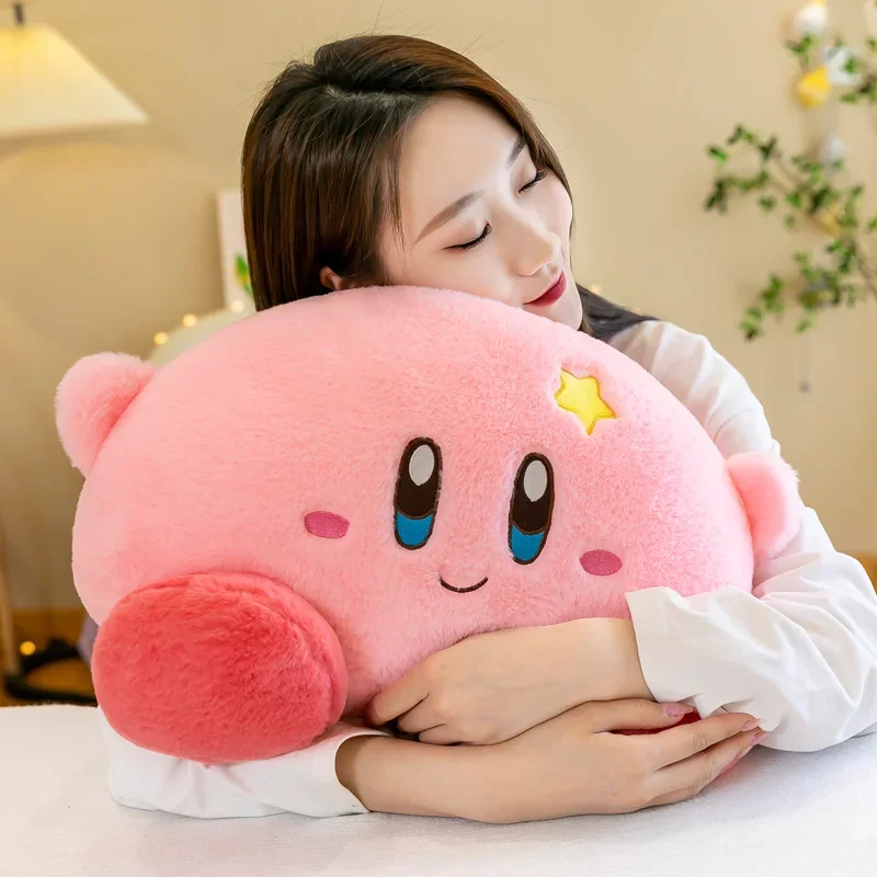 Hot Anime Hot Star Kirby Plush Toy Doll Soft Pillow Star Kirby Bed Pillow Gift Kawaii Toys Birthday Gift Home Decoration Figures