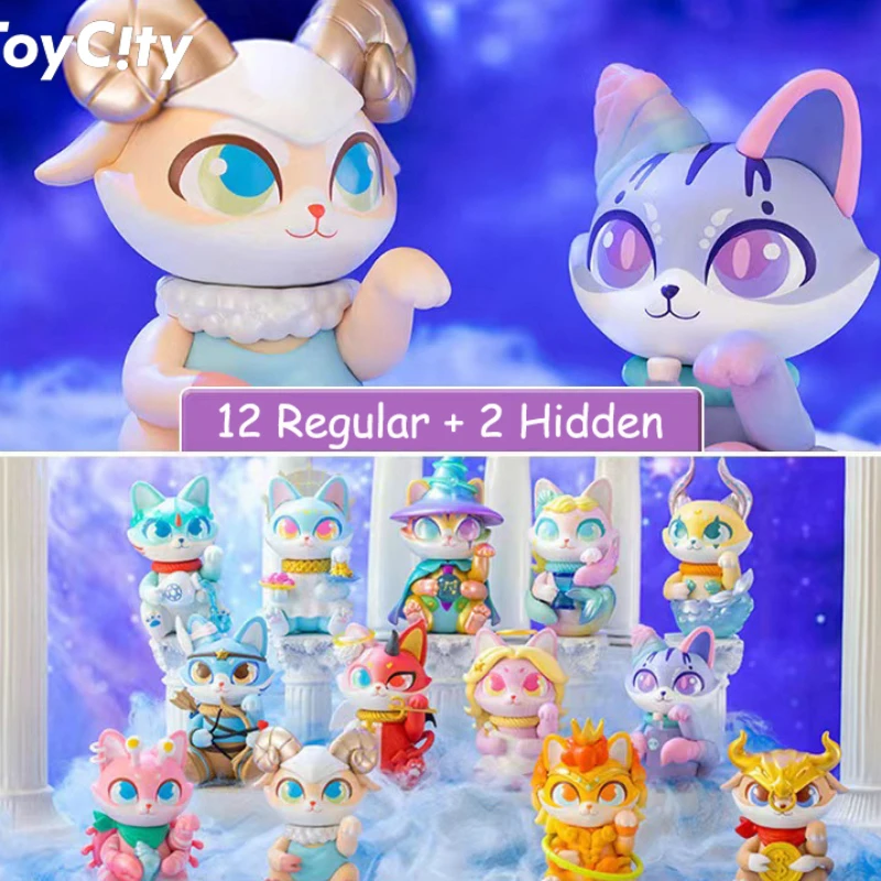 

Original Cassy Cat Constellation Series Surprise Blind Box Cartoon Designer Dolls Mistery Figure Kawaii Trendy Girls Holiday