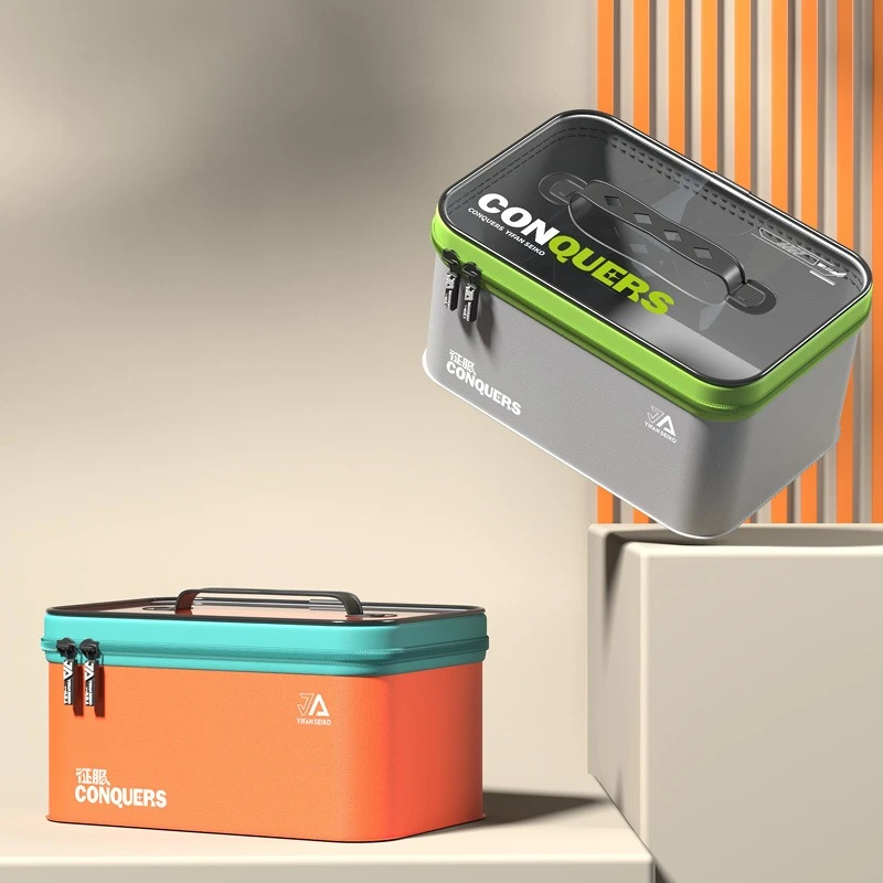 

Ящик для хранения рыболовных снастей Рыболовный ящик Многофункциональный утолщенный набор инструментов Ящик для рыболовных принадлежностей Коробка для инструментов для группы лески