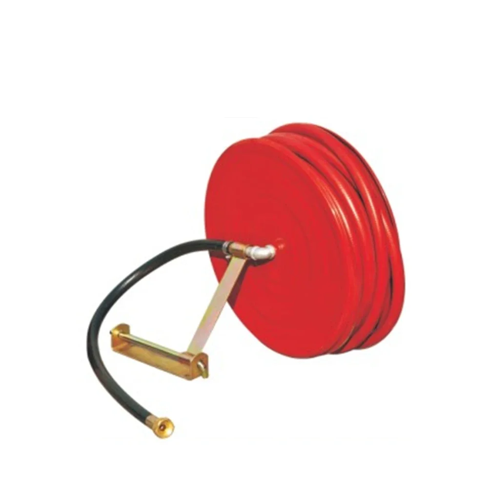 China Factory Flexible Adaptable Red Wall Fire Hose Reel