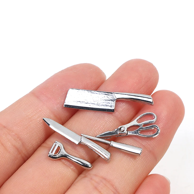Mini herramientas de cocina, modelo de juguete para decoración de casa de muñecas, casa de muñecas 1/12