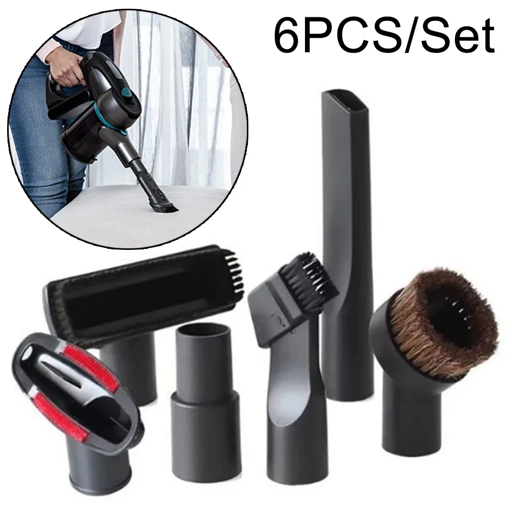 6 In 1 Brush Nozzle For 32mm Kit Of Floor Brush Vacuum Cleaner Household Vacuum Cleaner Replacement Spare Parts 6PCS