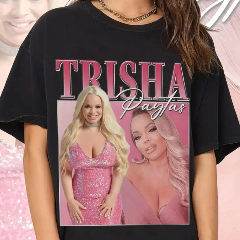 Trisha Paytas, TrishaPaytas, Unisex Style Gift for Fans, T-shirt, Crew Sweatshirt, and Hooded, Vintage Homage Thicthinhichthoi-T