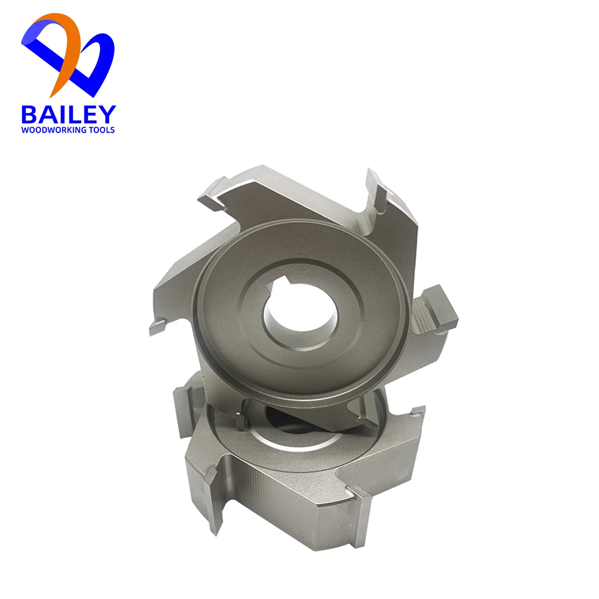 BAILEY 1Pair 80x20x20mm 6Z TCT/PCD Rough Trimming Cutter for Edge Banding Machine Woodworking Tool