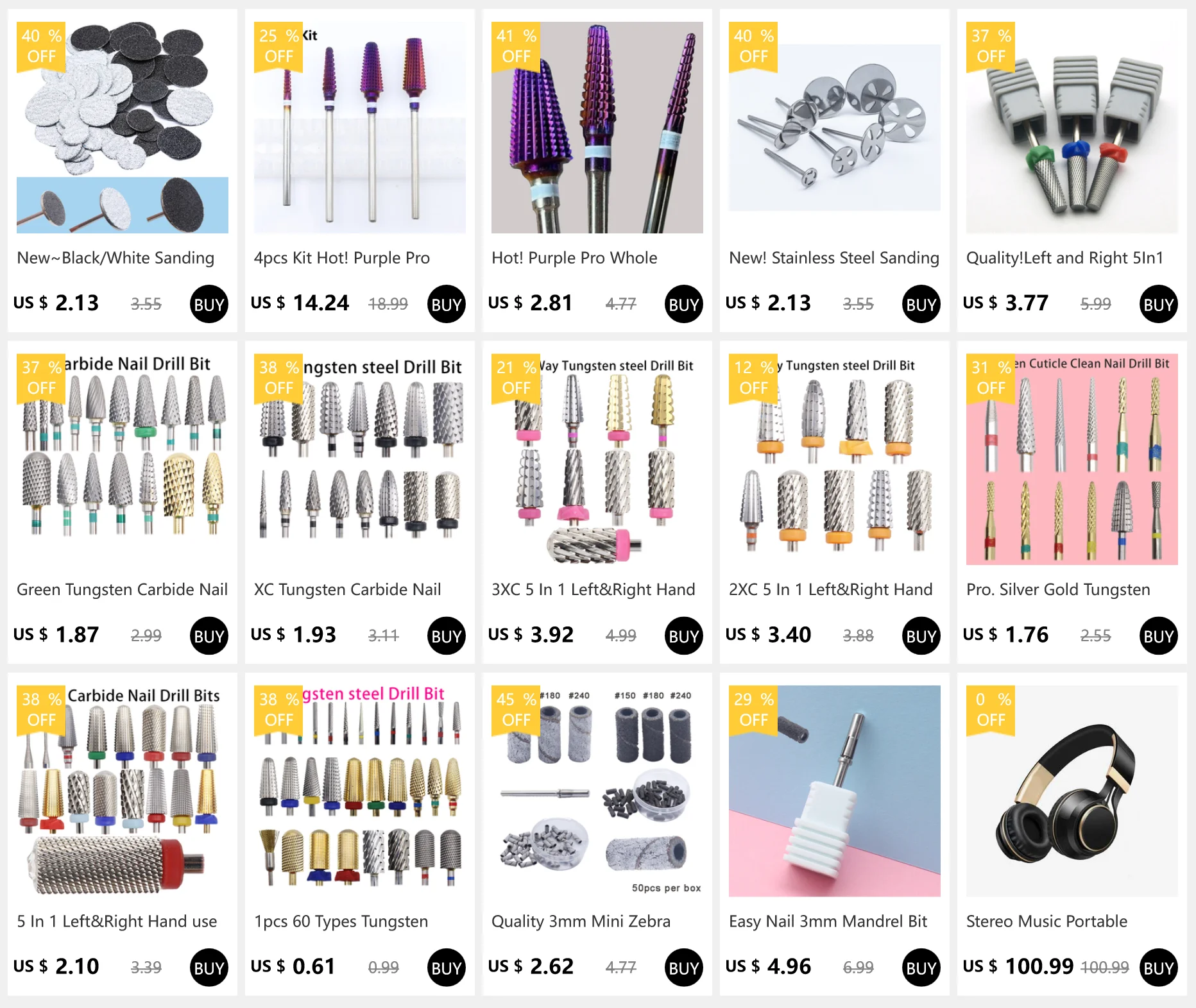 1 Stück Kupferdraht-Nagelbohrer-Reinigungsbürste Maniküre-Pediküre-Werkzeug für elektrische Nagelfeilen – Detail 1