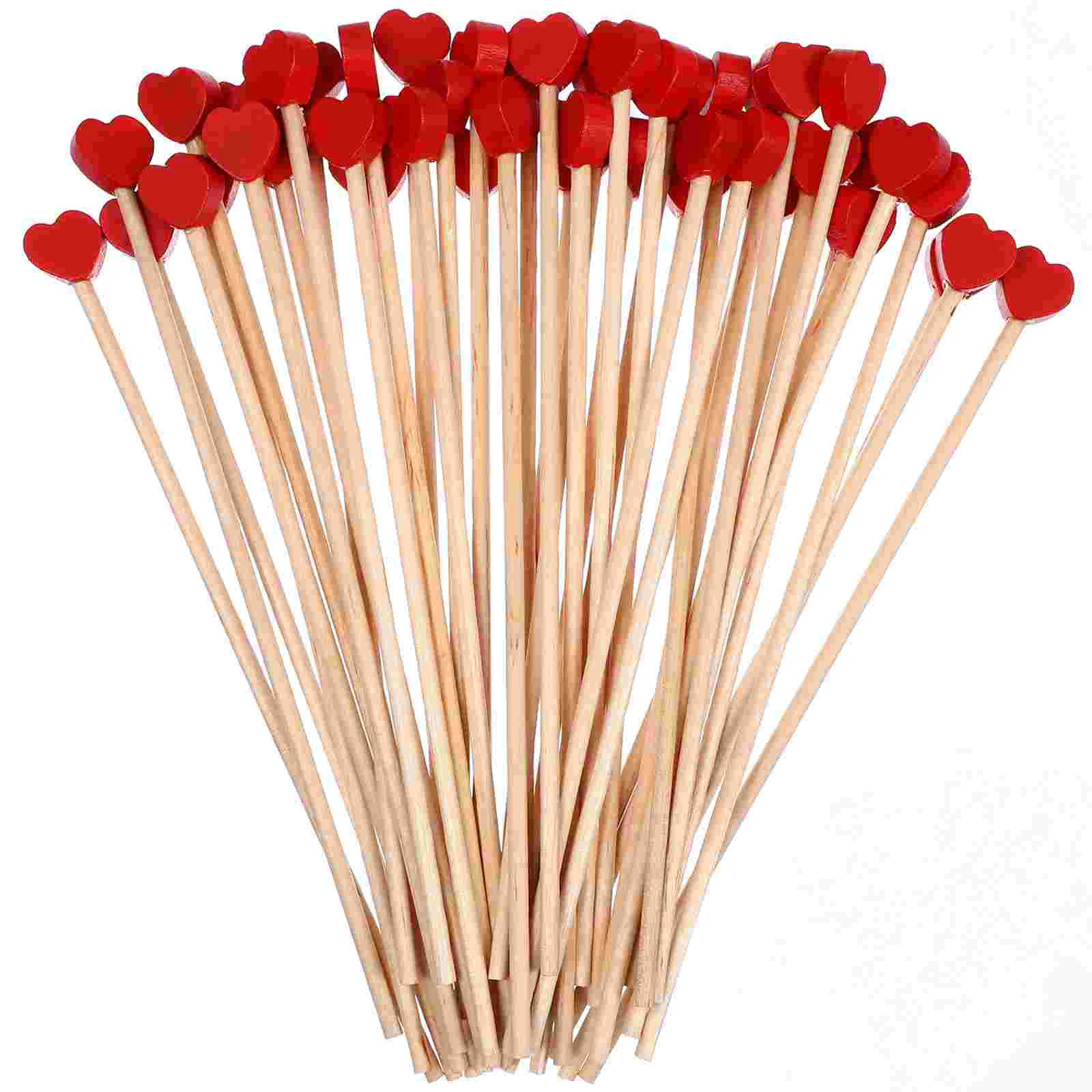 100 Pcs Coffee Stirrer Sticks Wood Stirrers Wooden Semi Hydroponic Pots Honey for Beverage Succulent