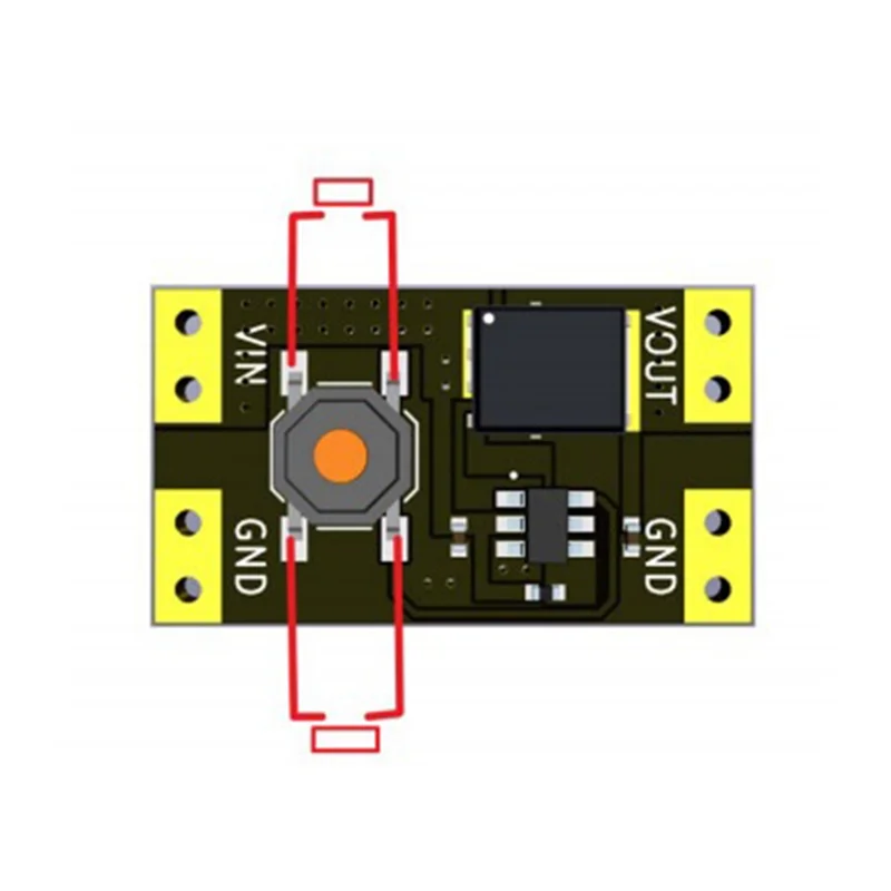 1Pcs XL-10AL Single Bond Button Bistable Mini One Key Switch Module 3.5-5.4V 300Na Load 10A Low Power-AB09