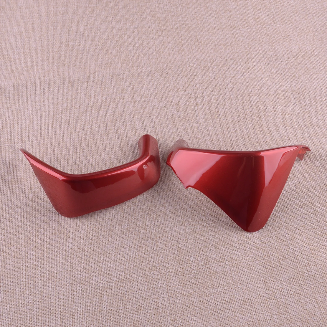 2Pcs Car Interior Front Dashboard Instrument Panel Trim Cover Frame Red Fit for Kia Forte K3 2022 2021 2020 2019 ABS