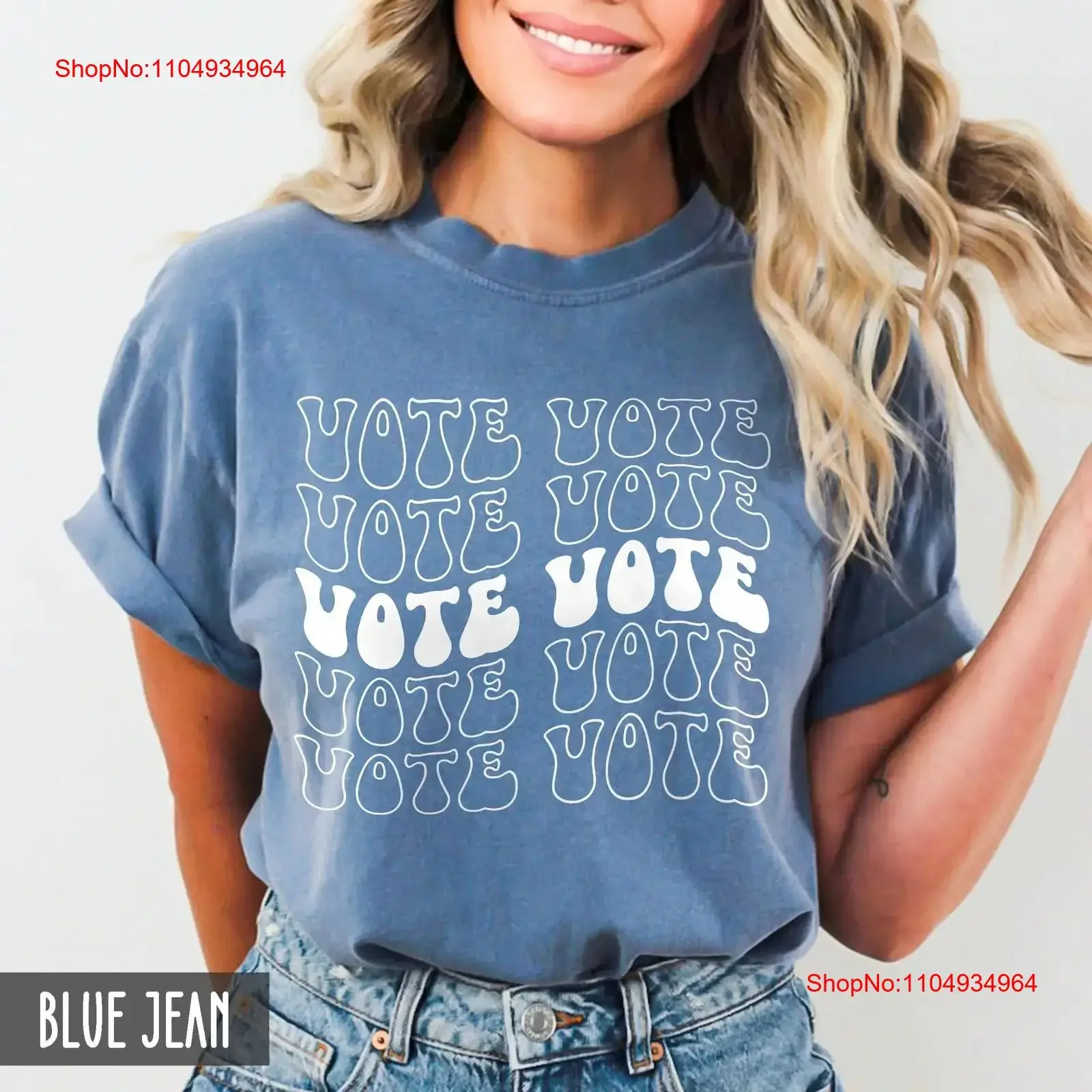 

Футболка Groovy Retro Vote 2024, выборы политиков, правая в Voter Registration Go для унисекс, винтажная стильная унисекс, повседневная