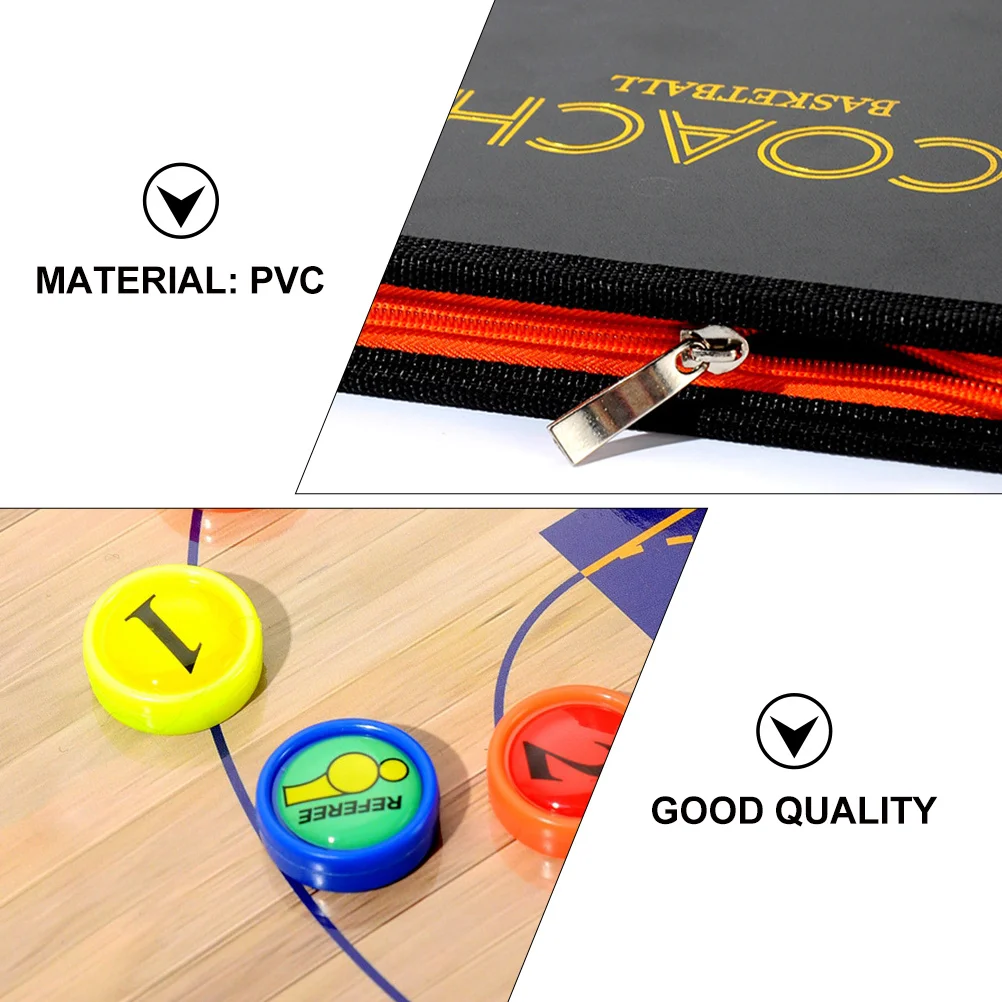Magnetic Basketball Gear Playbook Practice Pvc Clipboard