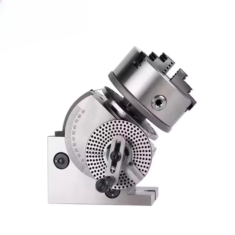 Machine 3-Jaw Chuck Tailstock Dividing Plate Dividing Head Hot Sale BS-2-8 INCH Dividing Head Semi-Universal Milling