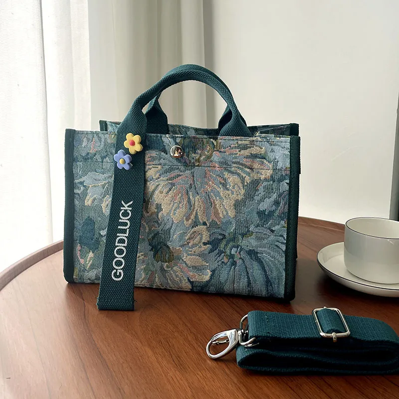 

Waterproof Large Capaci Multi-layered Japanese Sle Handheld Tote Bag A4 Document Lunch Box Bag Versatile Crossbody Storag...