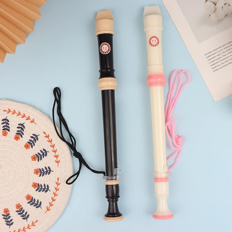 Six Hole Treble Flute 6-Hole Soprano Recorder Clarinet Sound Easy Adjustable ABS Flute Kid Playing Musical Instrument