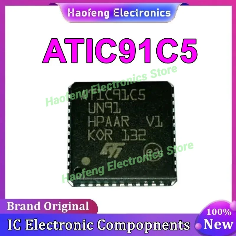5PCS 100% New&original ATIC91C5 ATIC91C5UN91 ATIC91C5 UN91 QFN-44