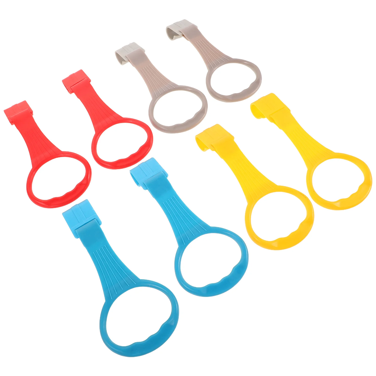 

8Pcs Walking Aids Exercise Rings for Crib Playpen Use Safe Standup Support Developmental Movement Training