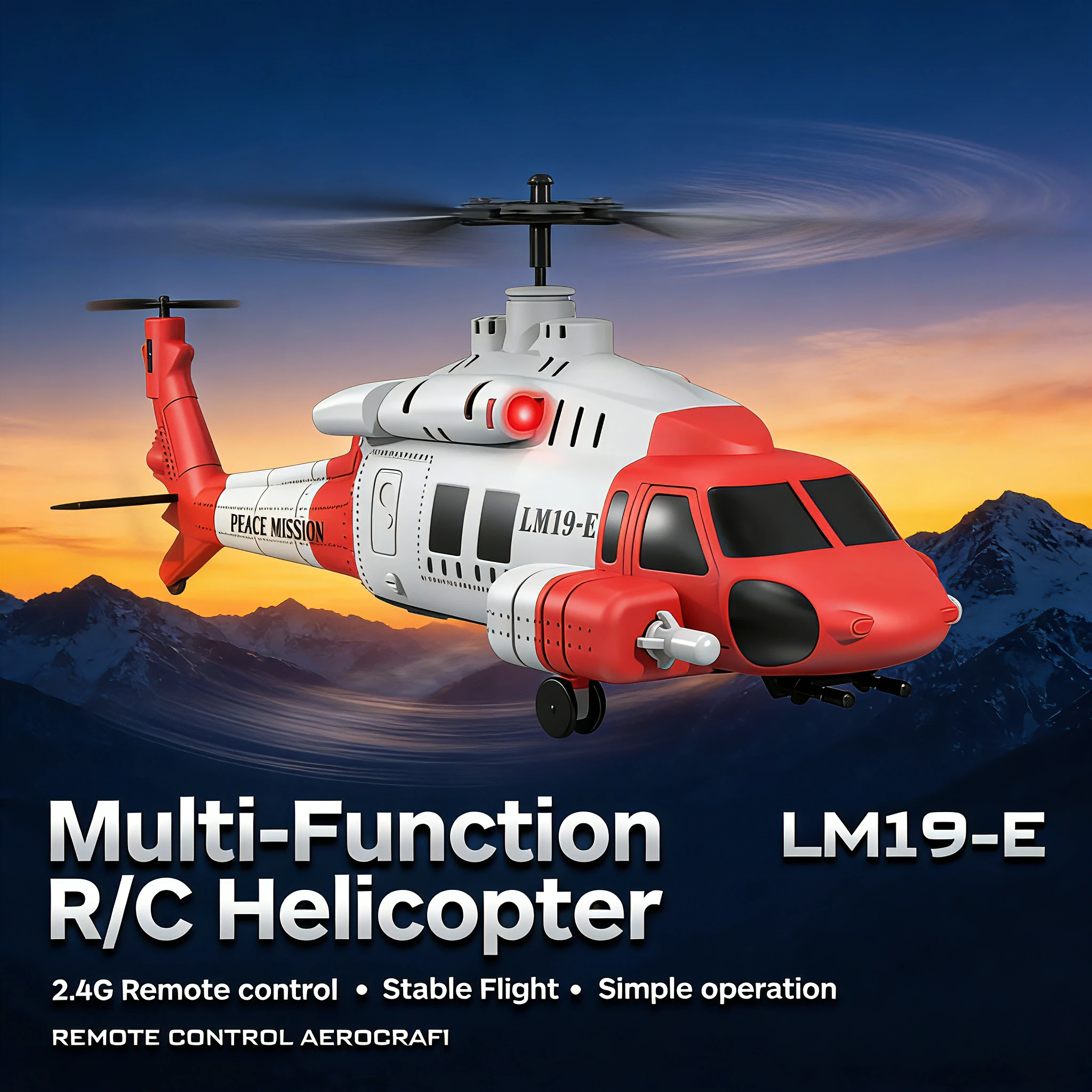 

Новый продукт LM19-E оснащен катапультным устройством для игрушечного вертолета Black Hawk и 3,5-осевым вертолетом, подарком мальчику.