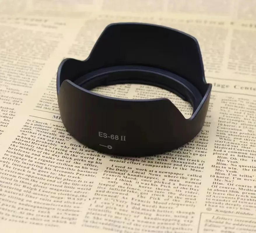 ES-68II Lotus Light Shield adatto per copriobiettivo Canon 50mm F1.8 STM 49mm