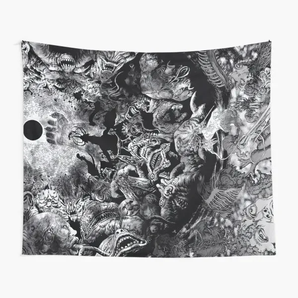 Berserk Sacrifice  Tapestry Travel Hanging Printed Wall Towel Blanket Decor Bedspread Bedroom Colored Mat Yoga Room Home Art