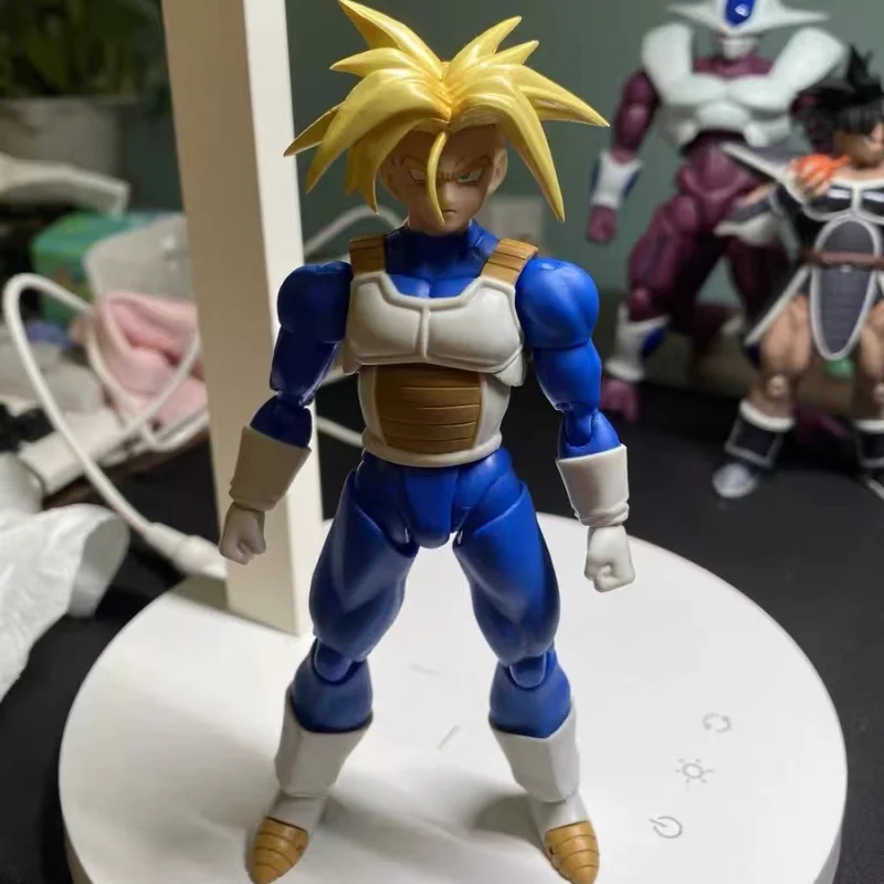 Dragon Ball  Original Z S.H. Figuarts Shf Super Saiyan Trunks Battle Clothes Action Figures, Toy Collection Holiday gift