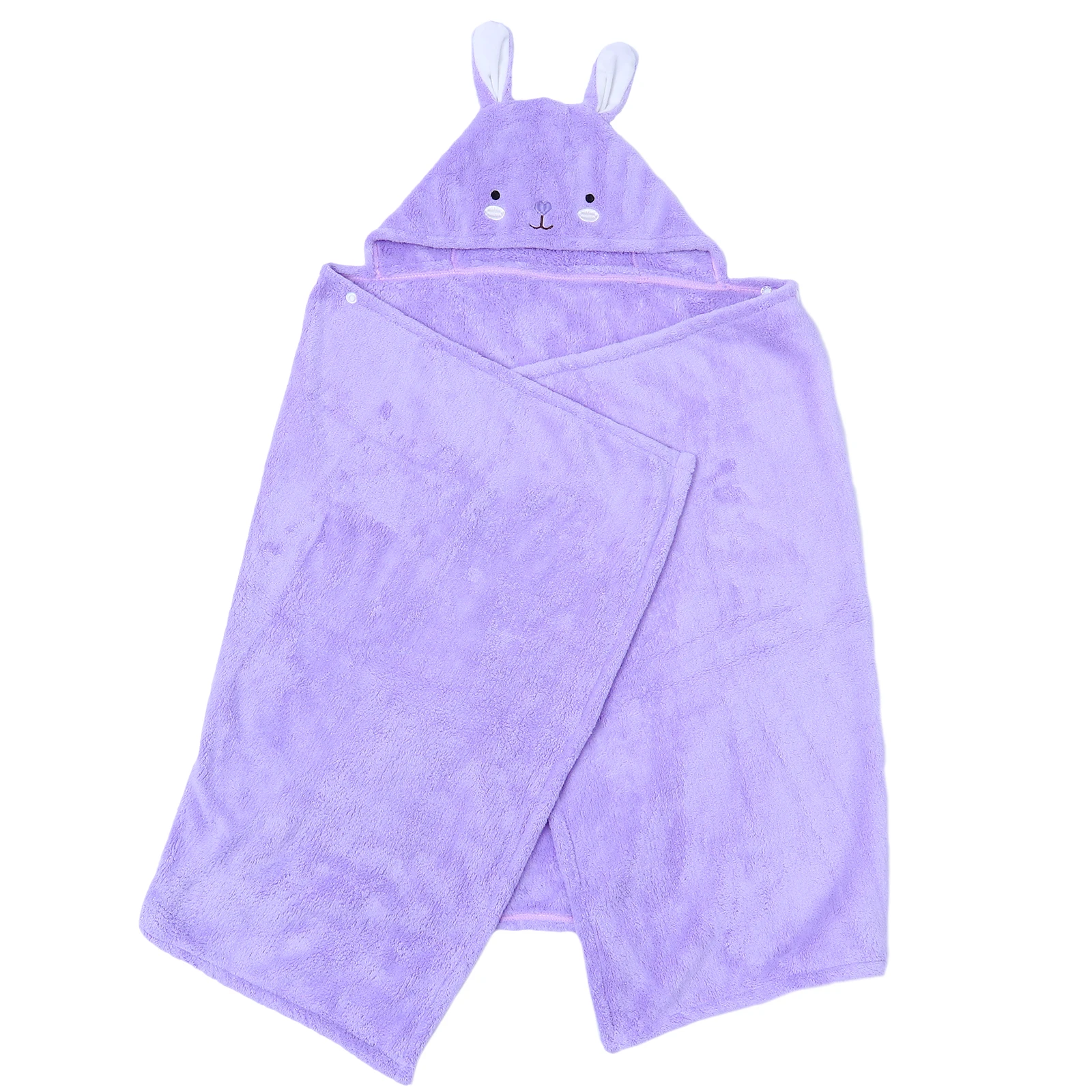 

1pc Cartoon Animal Towel Hooded Bathrobe Soft Breathable Water-Absorbing Fast Drying Towel Washable Hooded