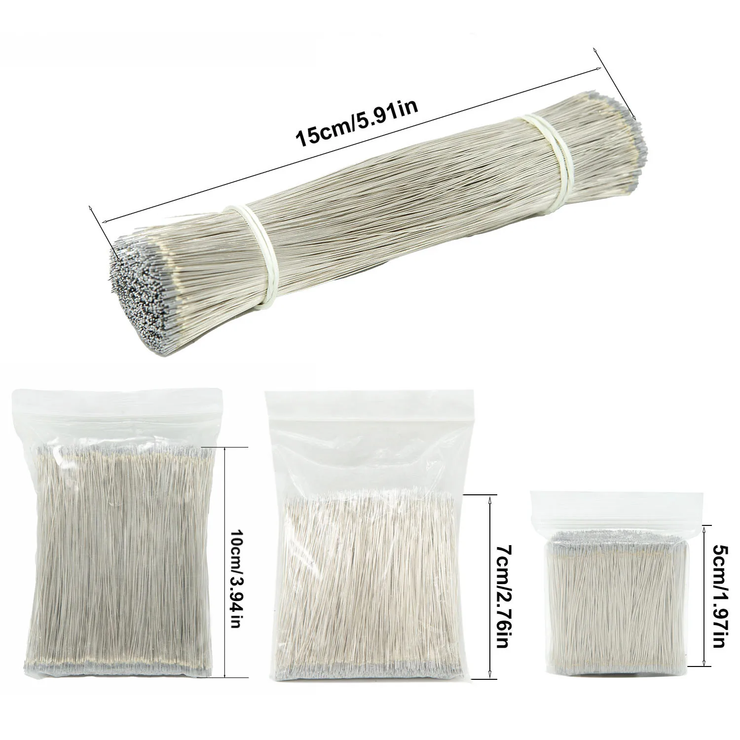 200PCS Neon Led Strip Light Welding Wire Silver Color Enameled wire Middle Connector For 12V24V Neon Lamp Soldering